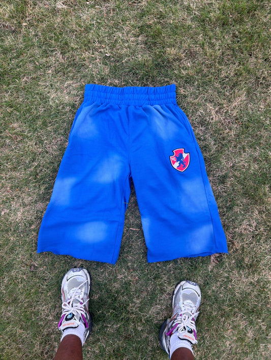 Blue Razz sweatshorts