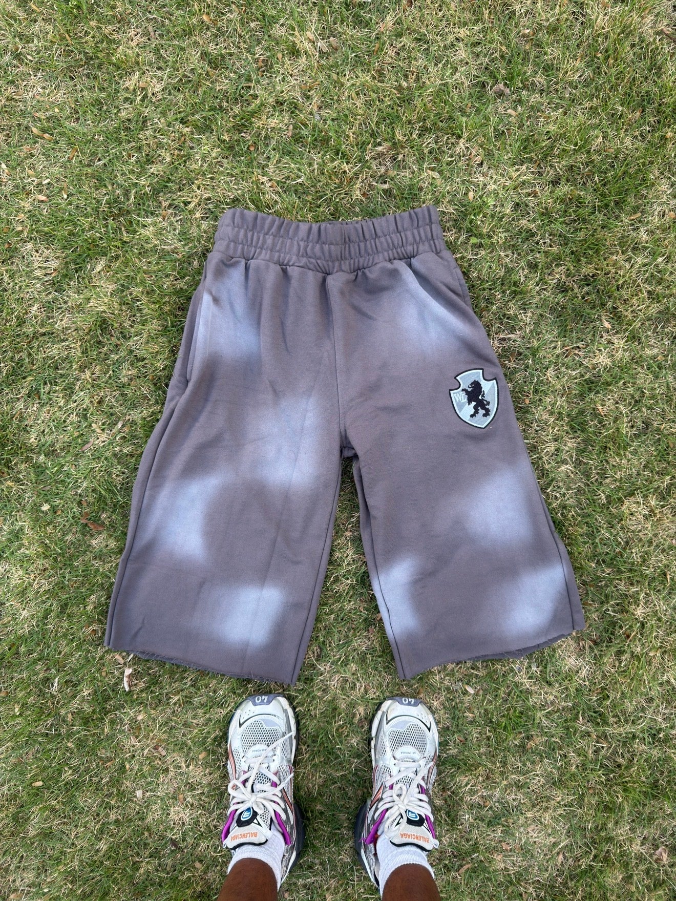 Cool Grey sweatshorts