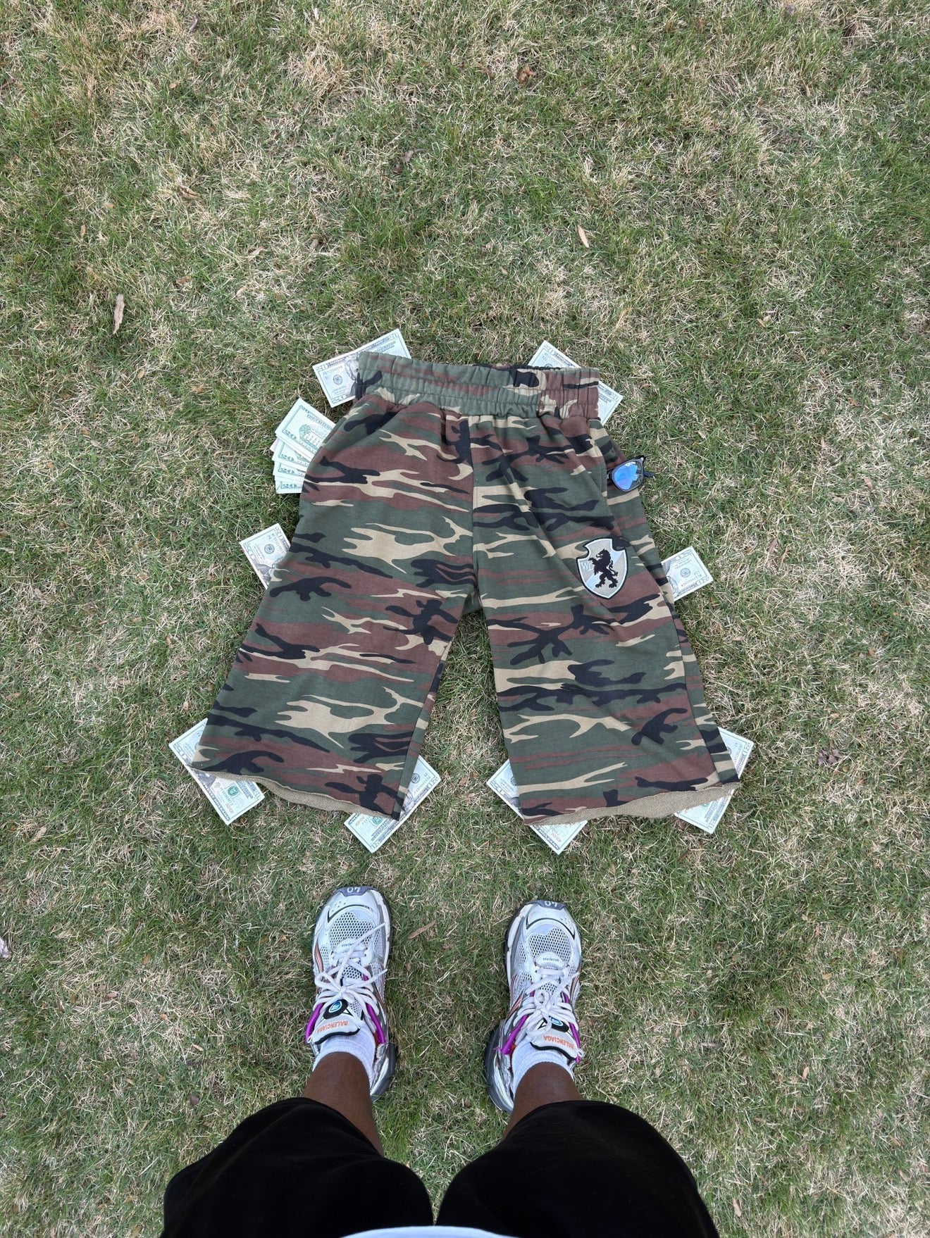 Camo sweatshorts